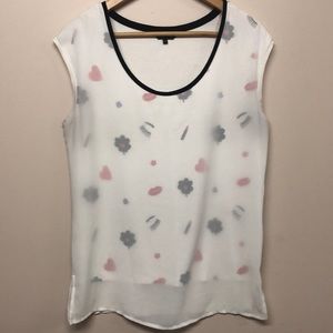 RW&CO fun print front tank top